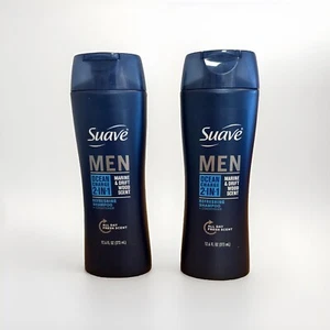 SUAVE Men Ocean Charge 2-in-1 Shampoo+conditioner 12.6 fl oz All Day Fresh Scent - Picture 1 of 1