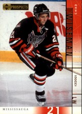 2000-01 UD CHL Prospects Hockey #12 Chad Wiseman Mississauga Icedogs