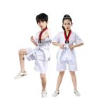 WTF Taekwondo Suit Polyester Karate Suit Taekwondo Training Uniforms  Unisex