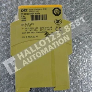 Pilz 774580 PZE X4V 0,5/24VDC 4n/o fix Safety Relay UPS Shipping - Picture 1 of 3