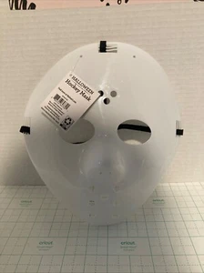 Jason Voorhees Freitag der 13. gruselige Halloween Hockey Maske weiß Cosplay Neu mit Etikett - Bild 1 von 3