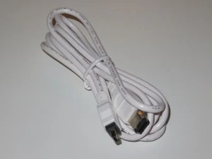 6ft Firewire Cable 6 Pin to 4 Pin IEEE 1394 Apple Mac White - Bild 1 von 1