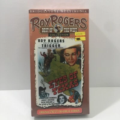 Roy Rogers Best The West RARE VHS Eyes of Texas Trigger Cowboy Collection SEALED Foto 1 de 4