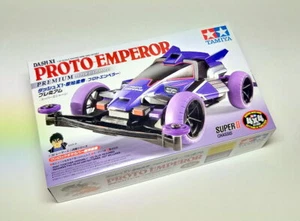 TAMIYA Model Mini 4WD Racing Car 1/32 Dash X1 Proto Emperor Prem Super-II 18074 - Picture 1 of 1