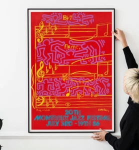 Jazz Festival 1980s Poster – Vintage Concert Art, Classic Jazz Music Print - Photo 1 sur 4