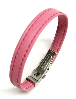 Pulsera cuero Autentico | Cierre Reloj | Pulsera Piel Lisa | Varios Colores - Imagen 1 de 4