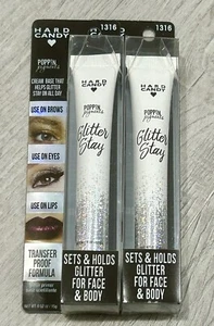 (2) HARD CANDY Poppin Pigments GLITTER STAY PRIMER #1316 - new boxed - Picture 1 of 3