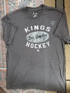 Men's Pre-owned Reebok Size Medium LA Kings Vintage Majestic SS Shirt - Picture 1 of 6