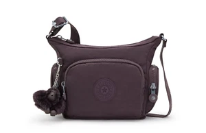 Kipling GABBIE MINI Small Shoulder Bag - Ultimate Plum RRP £78 - Picture 1 of 5