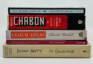 Literary & Memoir Book Lot: The Goldfinch, Cloud Atlas, Glass Castle + More - Picture 1 of 6