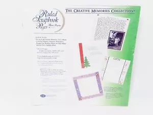 Creative Memories 12"x12" Ruled Scrapbook Pages, 15 Sheets, 10, 1999, Sealed - Picture 1 of 3