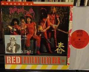 NEW YORK DOLLS Red Patent Leather 1984 New Rose / Fan Club FC007 FRANCE - Imagen 1 de 3