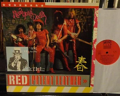 NEW YORK DOLLS Red Patent Leather 1984 New Rose / Fan Club FC007 FRANCE - Image 1 of 3