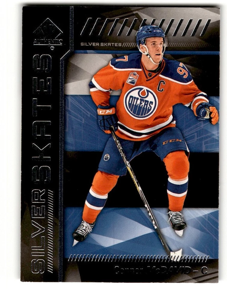 2016-17 SP Authentic Silver Skates Connor McDavid #SS-CM Edmonton Oilers - Image 1 of 2