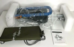 UrRider BKS-017B Gris Azul Plegable Portátil Montaje Asiento de Bicicleta para Niños  - Imagen 1 de 5