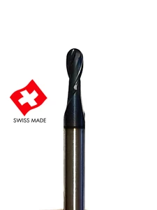 Swiss STREULI Radius Endfräse hss 4,6 x 6 mm (0,181) 3/16 Zoll Nr.129 - Bild 1 von 10