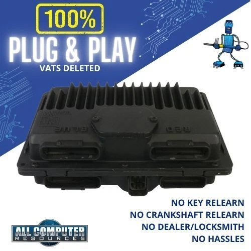 1997 Chevrolet Express 7.4L 16229684 ECU ECM PCM Computer VATS DELETE - Image 1 of 4