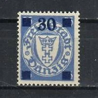 Danzig Stamp 215  - Surcharged - Image 1 of 1