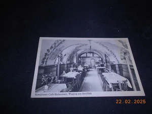 Waging am See Konditorei Cafe Hafenmair Gastraum Einrichtung ca. 50er Jahre - Bild 1 von 2