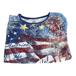 4th of July Shirt Damen MP Kurzarm Rundhalsausschnitt - Bild 1 von 6