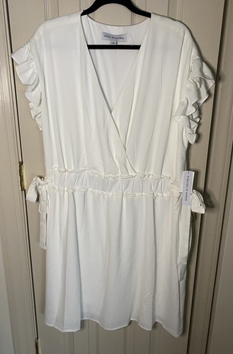 OFF WHITE Abito da donna bianco Emma & Michele taglia~2X nuovo con etichette