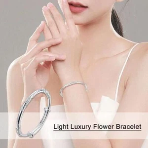 Braccialetti Braccialetto Argento Sterling Puro, Bracciali Fatti a Mano Regolabili✨s K1J8 - Foto 1 di 13