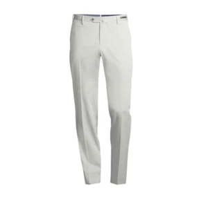 PT Torino Silkochino Pants Slacks Mens 50 US 34 Gray Stone Trousers Cotton Silk - Picture 1 of 14