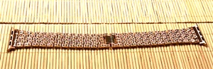 Watch Band Rhinestone Rose Gold Wide Magnetic Lot 95 - Picture 1 of 3