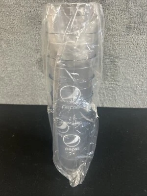 New 6 Pepsi Cola Restaurant Clear Plastic Tumblers Cups  16 Oz CLEAR Impact 0120 - Image 1 of 4
