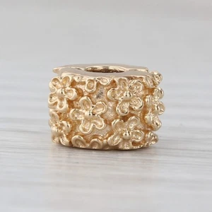 Charm De Clip De Flor Dorada Daisy Pandora 14k Oro 750507 Retirado - Imagen 1 de 8
