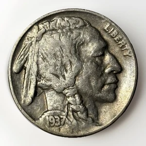 Büffelnickel 1937-D - Bild 1 von 2
