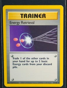 Energy Retrieval Uncommon Base Set 081/102 LP - Picture 1 of 2
