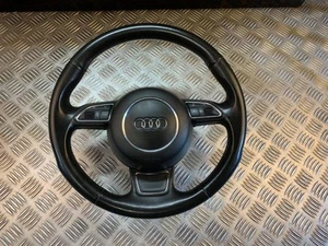 10-18 AUDI A1 8X MULTIFUNCTION LEATHER STEERING WHEEL WITH AIRBAG - Picture 1 of 10