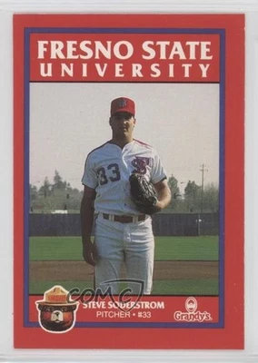 1991 Smokey Bear Fresno State University Bulldogs Steve Soderstrom #33 - Image 1 of 2