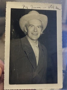 Foto autografa originale personale 3,5x5 firmata Will Geer attore - Foto 1 di 3