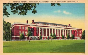  Doremus Memorial Gym Washington & Lee, Lexington Virginia Vintage PC - Picture 1 of 2
