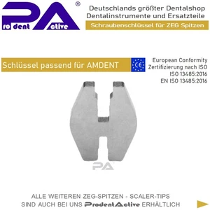 Llave - Wrench - adecuado para AMDENT® Scaler Tips - puntas ZEG - Imagen 1 de 4