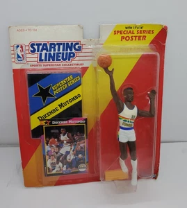 Dikembe Mutombo Denver Nuggets 1992 Starting Lineup Poster and Card Box 91 - Picture 1 of 15