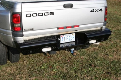 Fab Fours DR94-T1650-1 Black Steel Ranch Rear Bumper Fits Ram 2500 Ram 3500 Foto 1 de 4