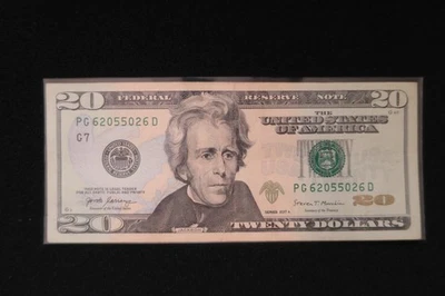 2017A Series $20 Dollar Radar Note 62055026 - Image 1 of 4