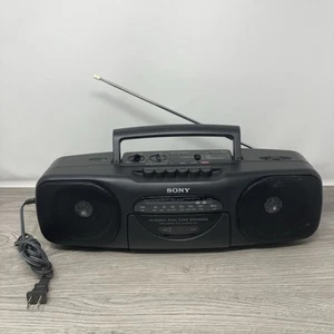 Sony Boombox CFS-B11 Portable AM FM Radio Tape Player - CASSETTE NOT WORKING - Picture 1 of 19