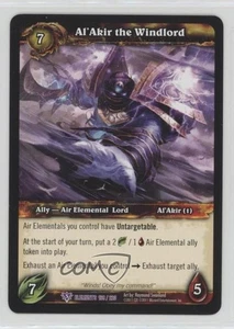 2010 World of Warcraft TCG: War of the Elements Al'Akir the Windlord #168 b7o - Picture 1 of 3