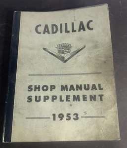 1953 Cadillac service shop manual Covering Cadillac 53-62, 60s, 75, And 86 Cars - Picture 1 of 7