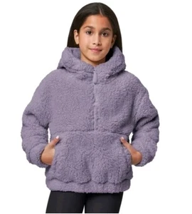 Giacca felpata sherpa Mondetta bambino 1/2 zip viola taglia 11-12 anni - Foto 1 di 7