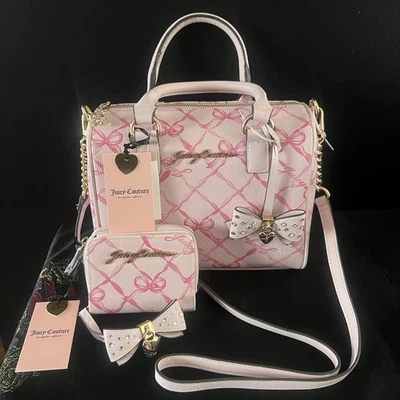 Precioso conjunto de cartera con lazo Viral Juicy Couture nuevo con etiquetas Foto 1 de 4