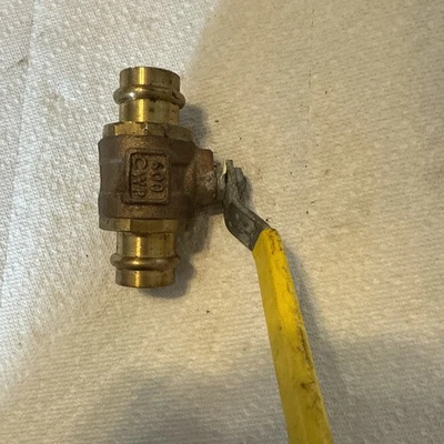 Apollo 3/4" Threaded Ball Valve 600 CWP Brass USA made New Old Stock - Image 1 of 4