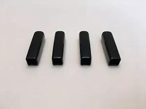 Paquete de 4 - Manija de vinilo se adapta a 3/8"" Bastón de varilla plana 3/8"" de ancho 2"" de profundidad, 3/8""x3/8""x2,0""D - Imagen 1 de 9