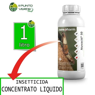 NEWPHARM TETRAMETRINA PURA INSETTICIDA NUVACID 50 LT 1 acari mosche zanzare blatte cimici
