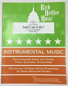 And Can It Be Advanced Tenor Saxophone Solo Piano Sheet Music Rich Heffler - Picture 1 of 5