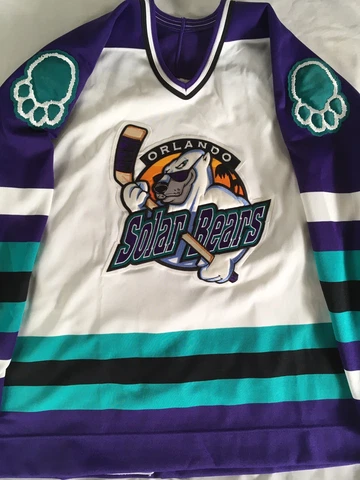 ORLANDO SOLAR BEARS Authentic Pro Jersey Cover